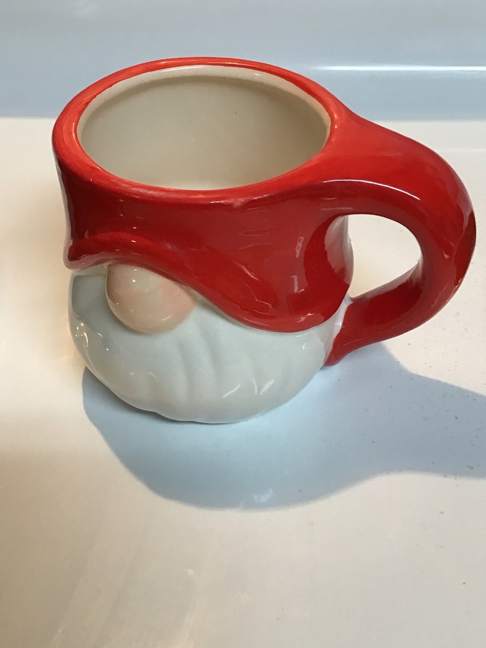 Royal Norfolk Red & Cream Gnome Ceramic Mug
